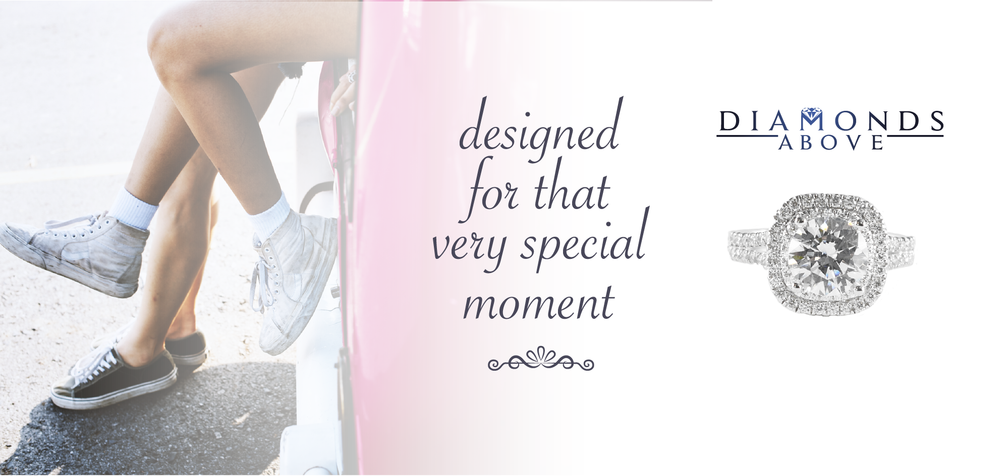 Diamonds Above &mdash; designed for that very special moment