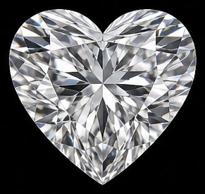 Heart cut diamond