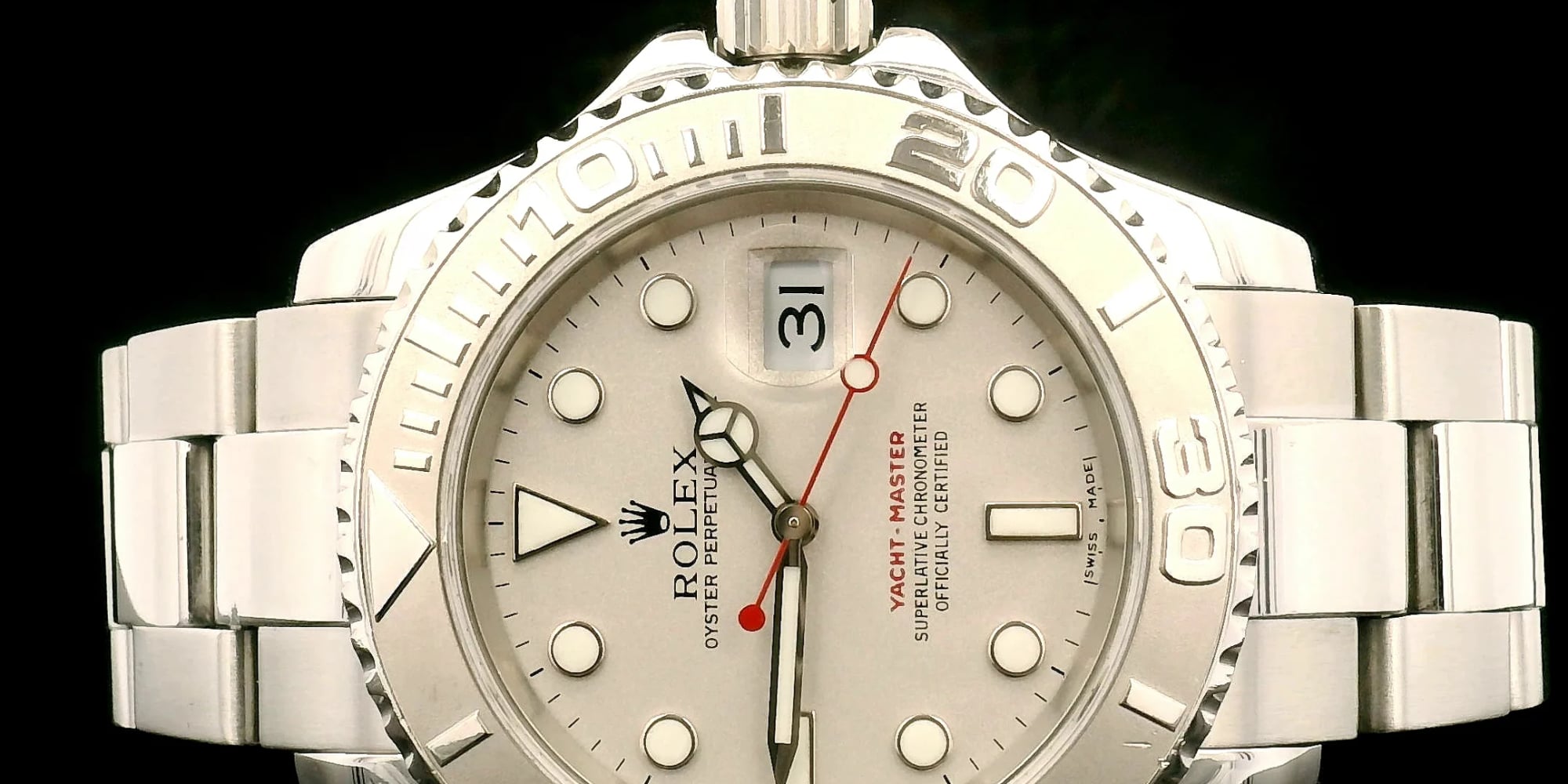 Luxury watch prepared for remote photo evaluation