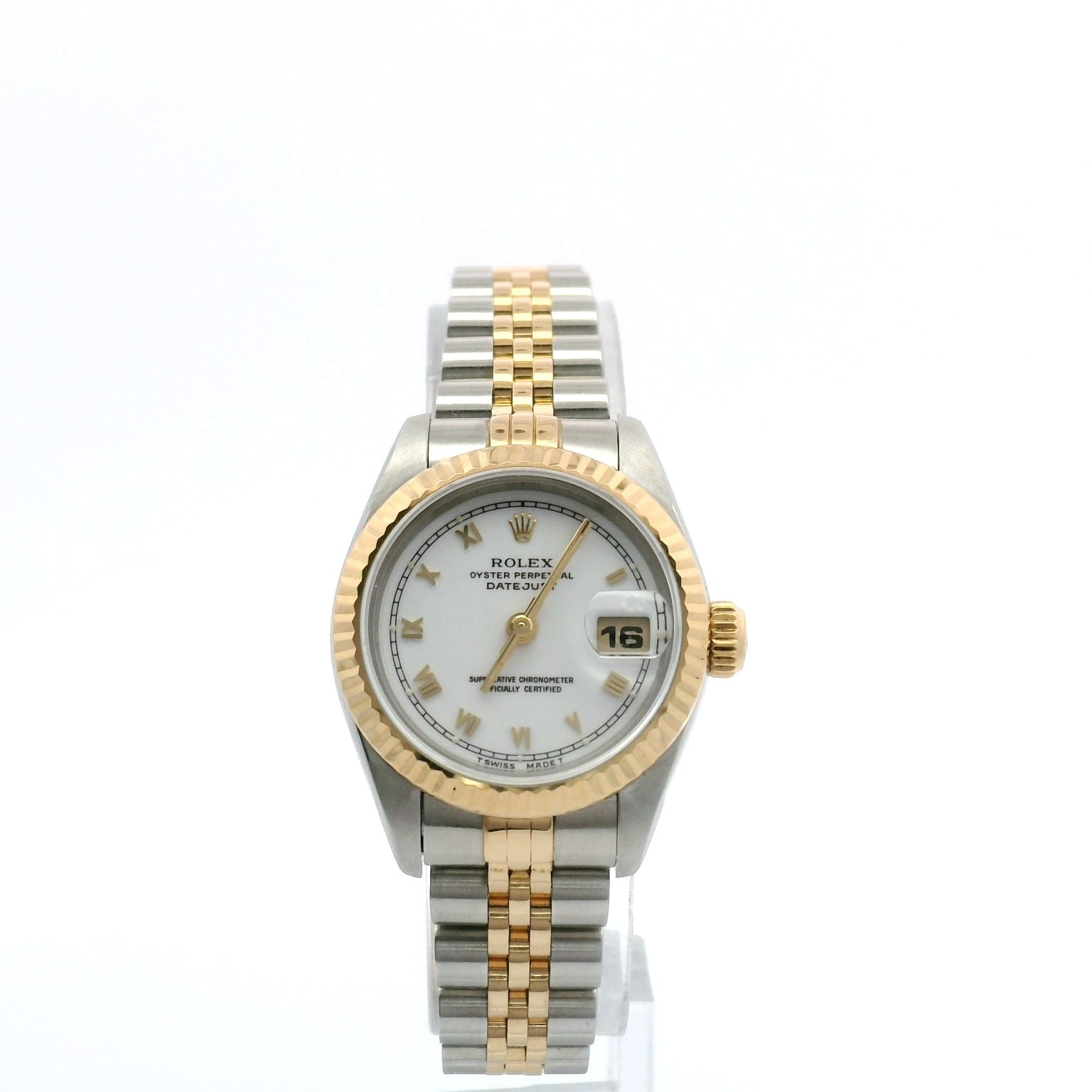 Pre-owned Rolex evaluated for trade-in at the Diamonds Above Austin showroom