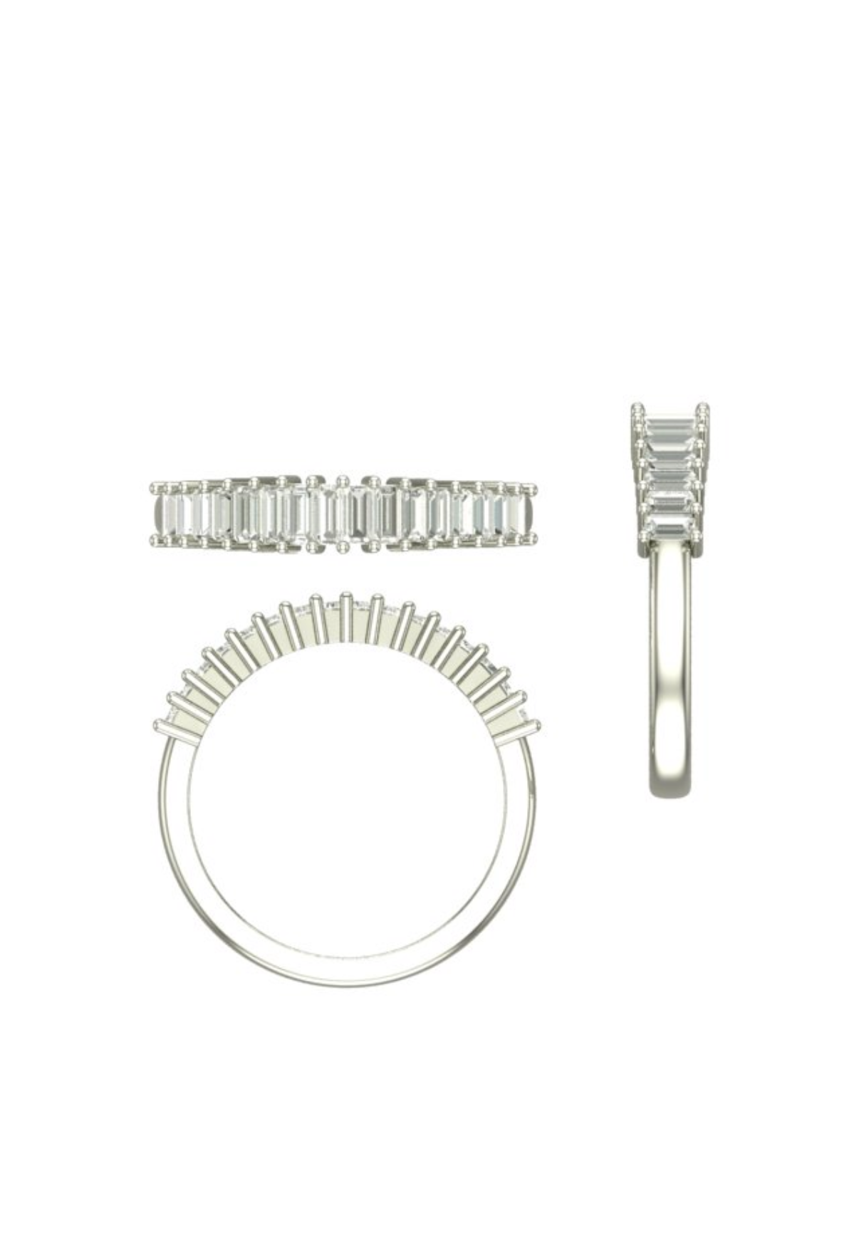 Jewelry design concept CAD render