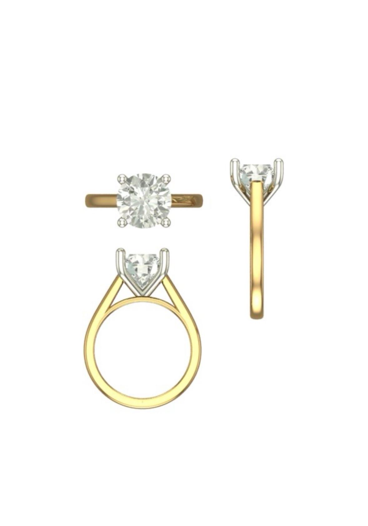 Alternate jewelry design concept CAD render