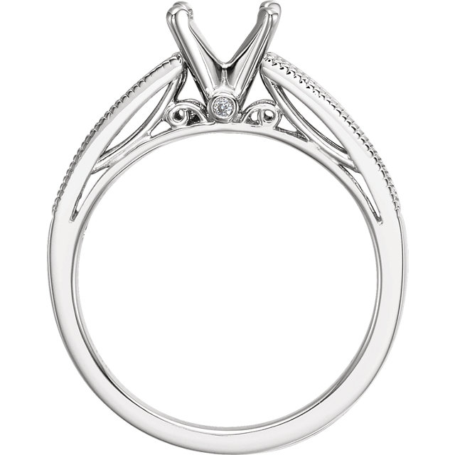 Diamond engagement ring with insurance appraisal documents