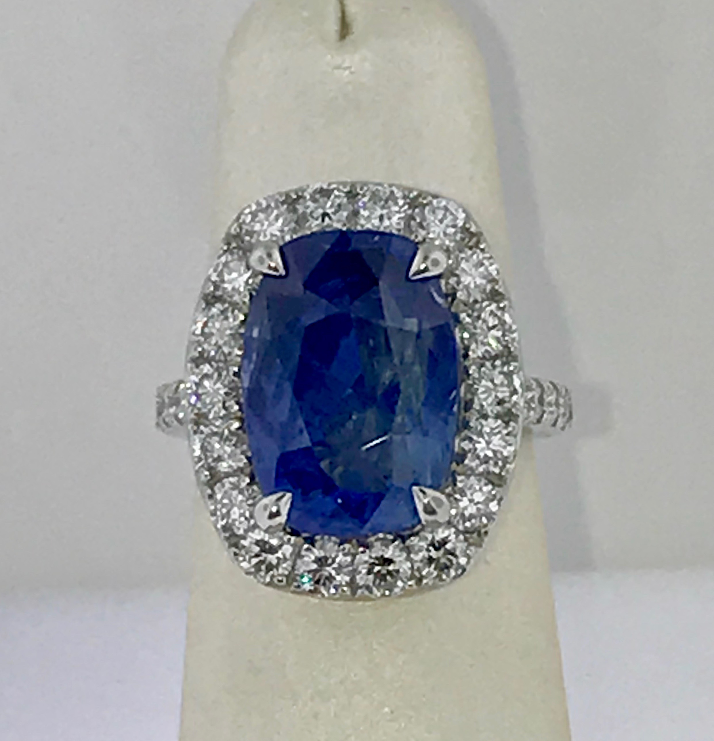 Rare sapphire gemstone with unique color