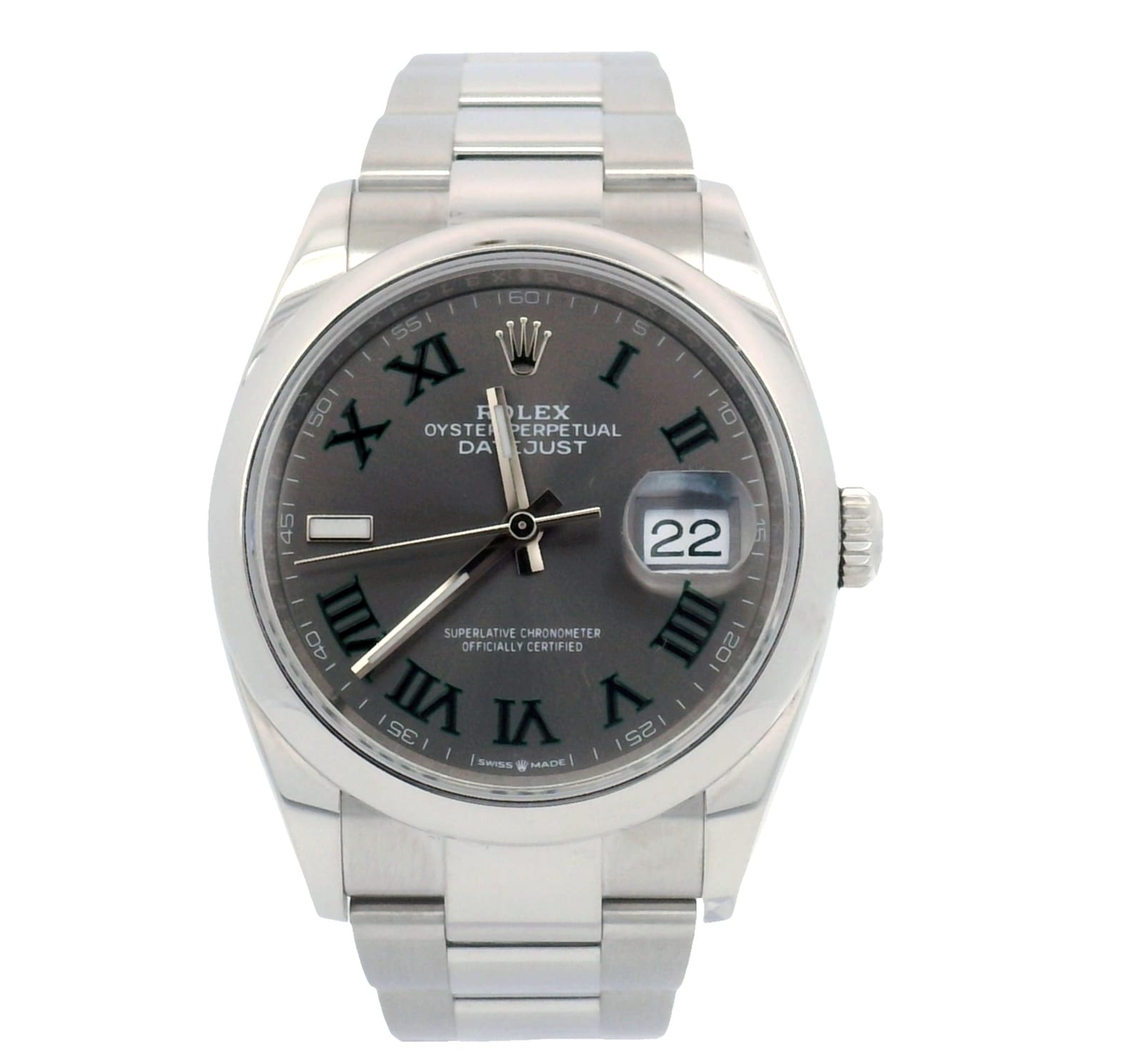 Rolex Datejust with Wimbledon dial