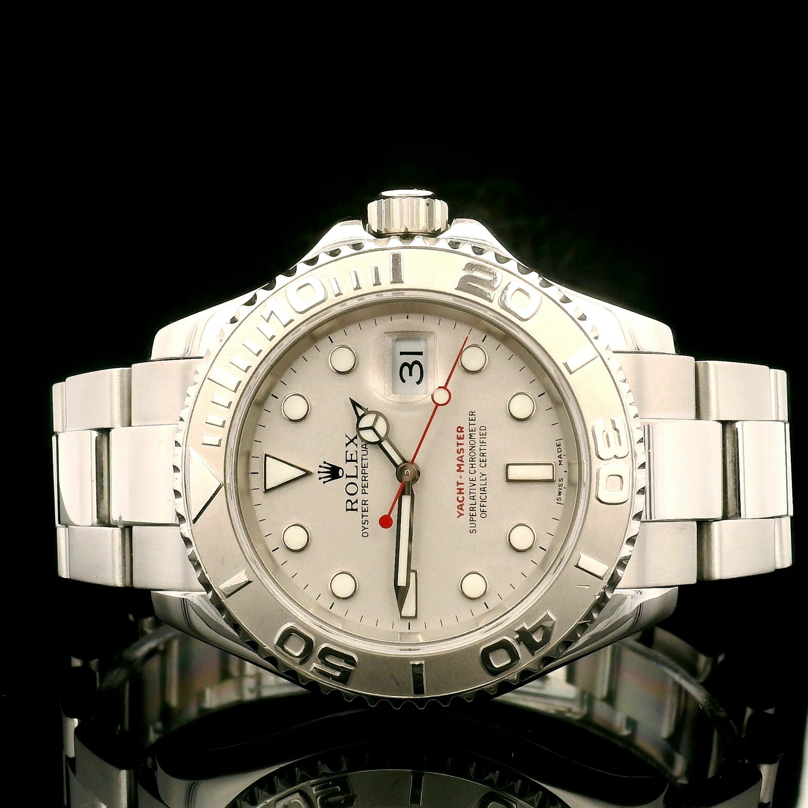 Rolex Yacht-Master reference 16622 in platinum and steel