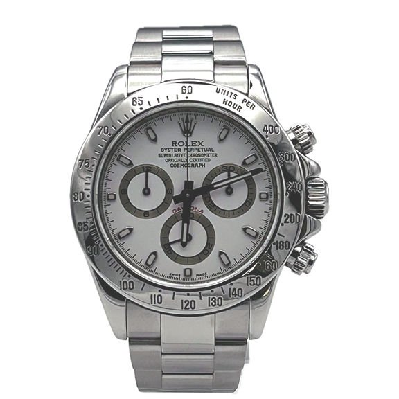 Rolex Cosmograph Daytona 116520 stainless steel at Diamonds Above Austin