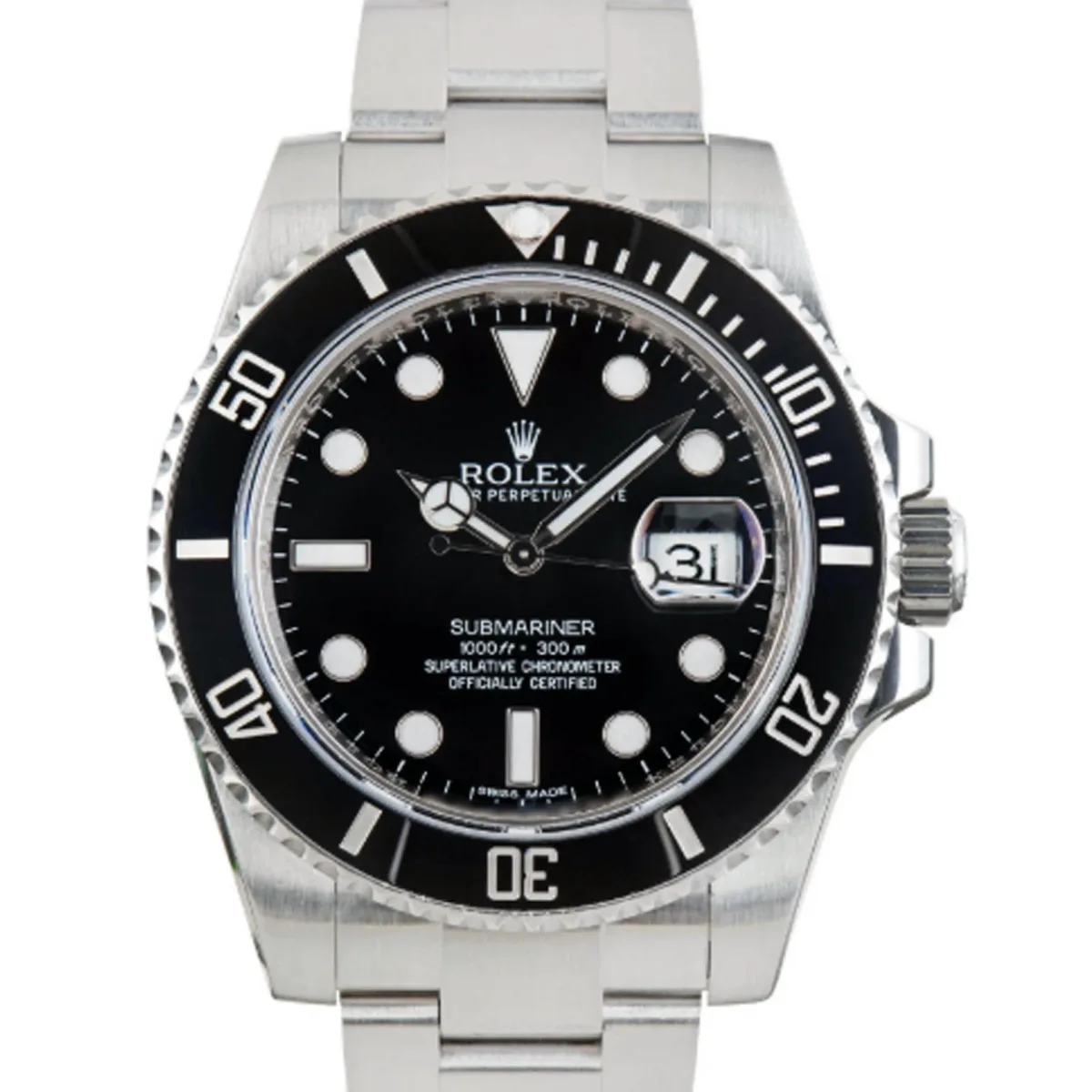 Authenticated Rolex Submariner appraised by Diamonds Above in Austin