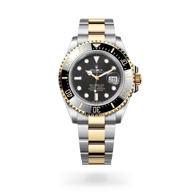 Rolex Sea-Dweller 126603 two-tone Rolesor with black dial at Diamonds Above Austin